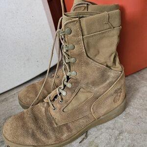Men's Tan Tactical Boots Military 9 in tall